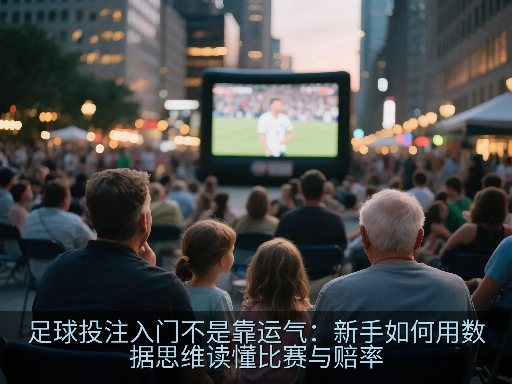 足球投注入门不是靠运气：新手如何用数据思维读懂比赛与赔率